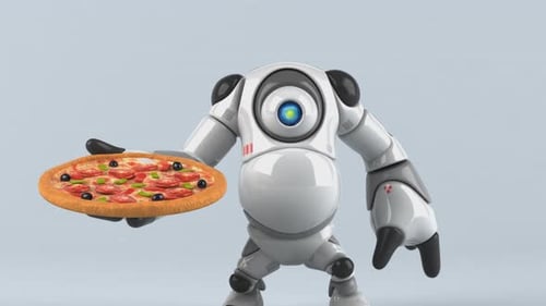 Großer Roboter - 3D-Animation