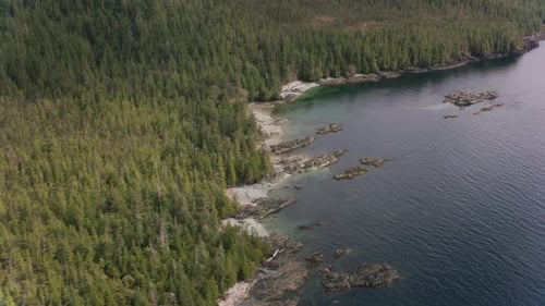 Flying over misty fjords national monument and the rugged alaskan coastline