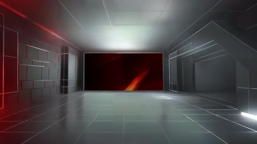 Dynamic Virtual News Studio: TV On Wall for Captivating Multimedia Presentation