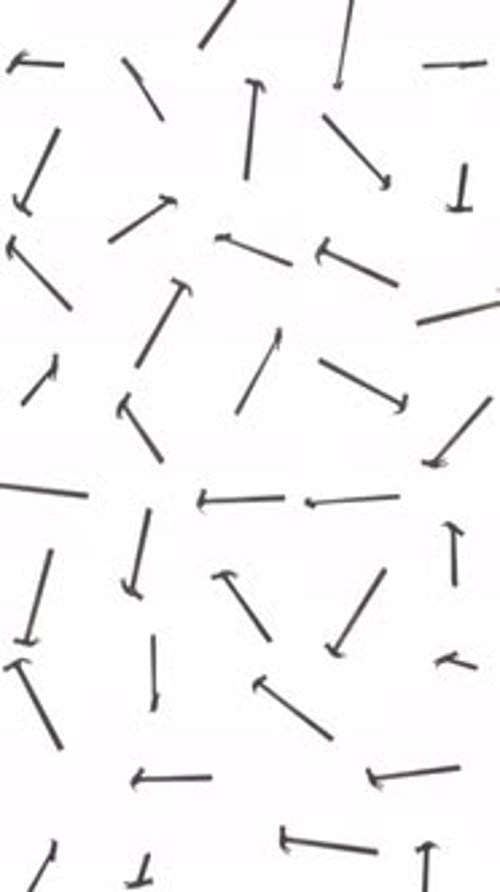 Vertical Falling Rusty Claw Hammers on White