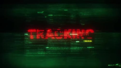 Digital Glitch Code Text Reveal Animation