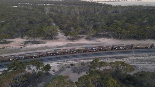 Fuel cargo train.