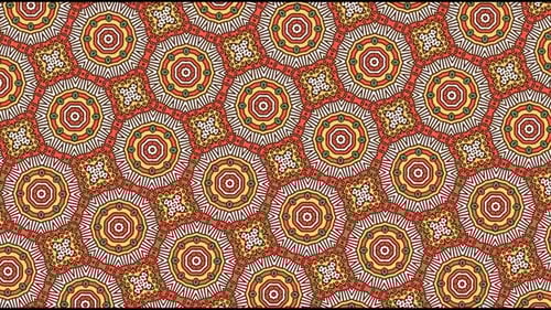 Seamless Decorative Mandala Pattern Loop Animation