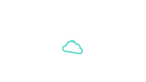 Flat Design Cloud to Shamrock Transformation Icon