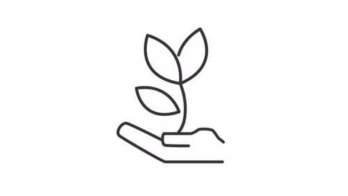 Animated Investment Linear Icon