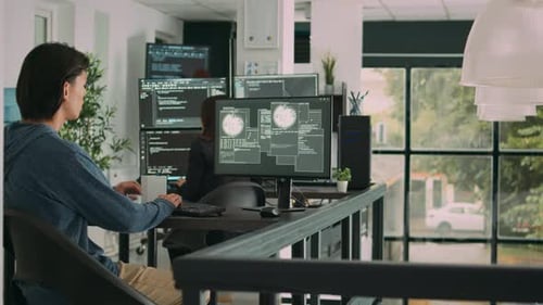 Asian Programer Focused on Writing Code Encounters Unexpected Compiling Error