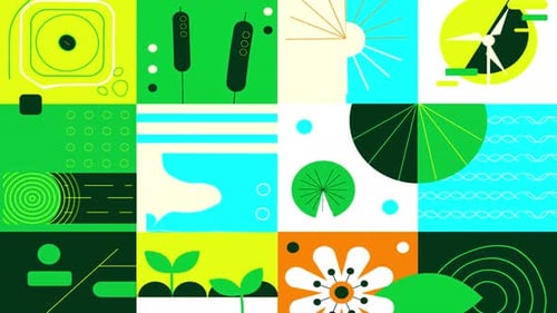 Clean Energy Loop Background