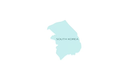Animated Element for Geographic Infographics Map of South Korea