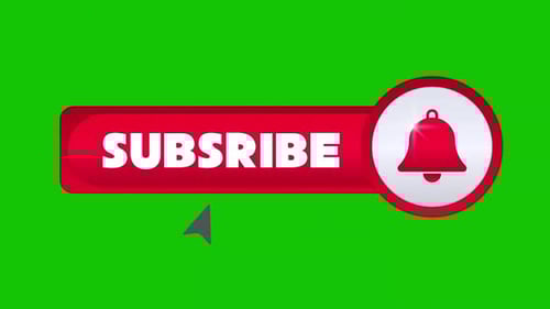 Subscribe Button Animation With Green Background V2
