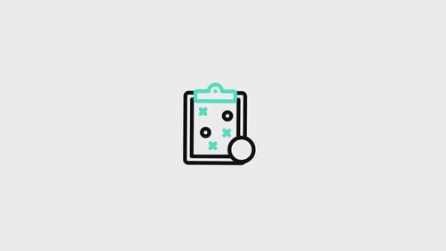 Corporate Planning and Search Icon Animation
