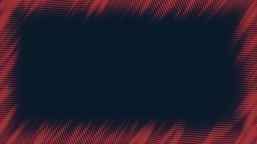 Abstract Halftone Fluid Motion Frame Scratched Pop Art Wavy Dynamic Dotted Flames