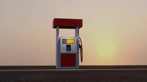 Gas pump display and high prices in euros for fuel. Rising numbers on gas station pump lcd display.