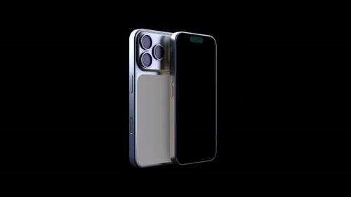 Seamless Loop Rotating iPhone Mockup | 4K Alpha Octane