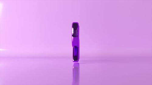 Shiny 3D Percent Symbol Rotation for Business Sales