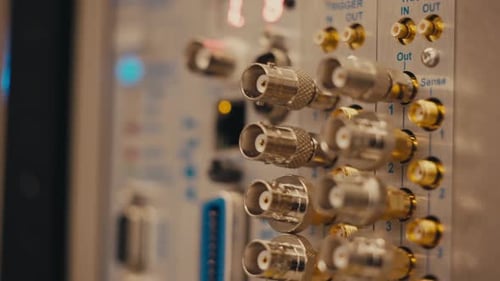 Close-up of the Quantum Control Panel - Selective Focus