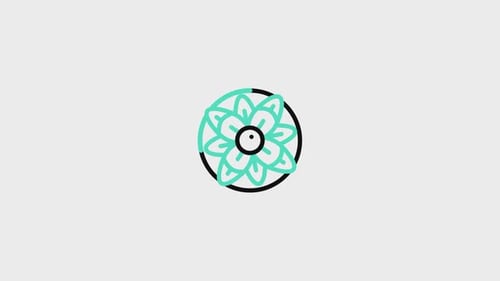 Mandala Animated Icon V10