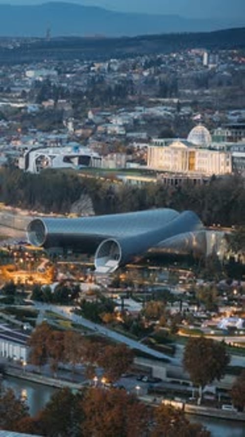 Tbilisi Georgia Top View Of