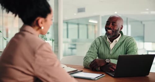 Business people, hiring and handshake in office, hello or job interview with recruitment