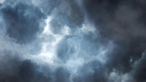 POV Blitze, Der Himmel während eines Gewitters