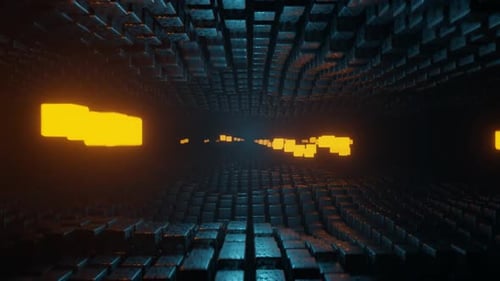 Soft Wave Tunnel Vj Loop