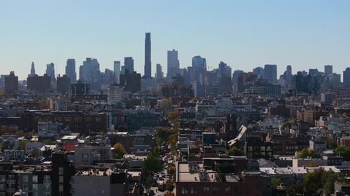 Aerial Views Capture the Stunning Skyline of Lower Manhattan From the Picturesque Brooklyn Heights