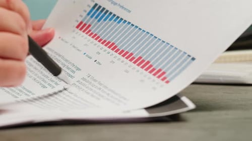 Closeup of Paper Blank Loan Repayment calculationMortgage Payment Sheet Schedule Loan Fee Business