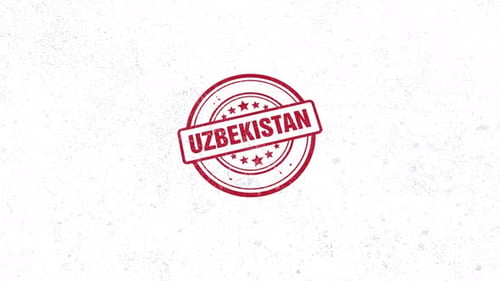 Tampon en caoutchouc d'Ouzbékistan