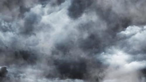 Dark Storm Clouds Rolling Across the Sky