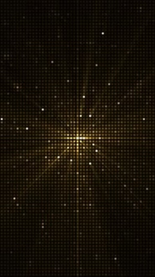 Sparkling Golden Dots Grid Vertical Background
