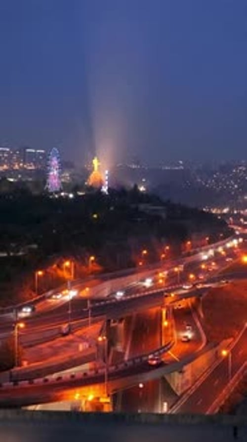 Vertical View Of Yerevan Cityscape, Capital of Armenia