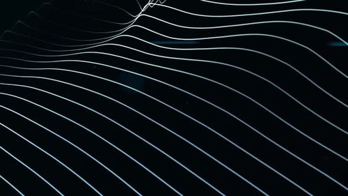 Geometric Wavy Lines Flowing Background Animation