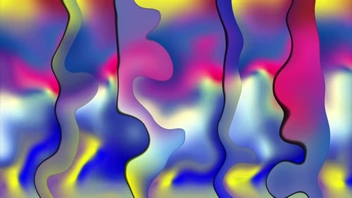 Vidéo sur les ondes de fond dégradées réfléchies