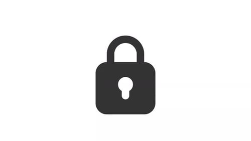 Ícone animado do Lock Line Ui