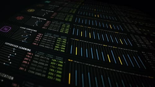 Algorithm Powered Futuristic Data Visualization Interface 3