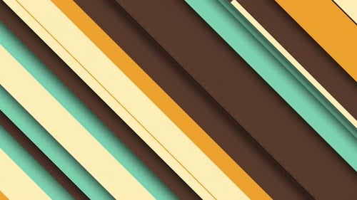 Animated Retro Style Diagonal Stripes Background