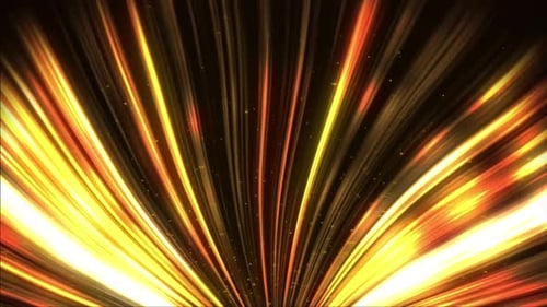 Golden Speed Light Ray Loop Background