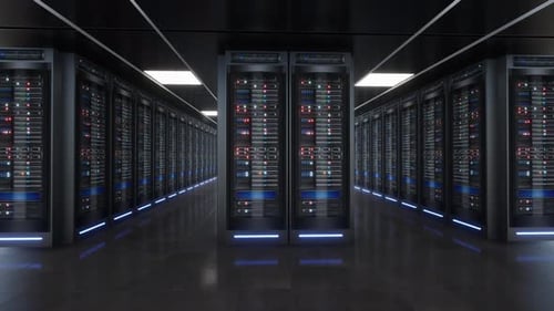 Server Room Of A Data Center Or Isp 14