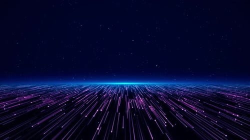 Light Fiber Optic Speed Line Background 5g Cyberpunk Big Data Cybersecurity Blockchain