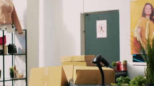 Courier Discussing Shipping Details
