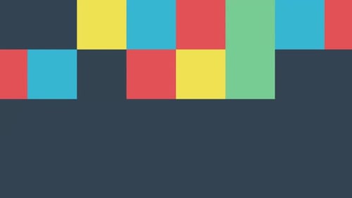 Flat Design Geometric Block Transition