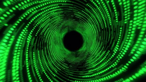 4K Digital Technology Grid | Abstract Cyber Network Visualization | Futuristic Data Background Loop