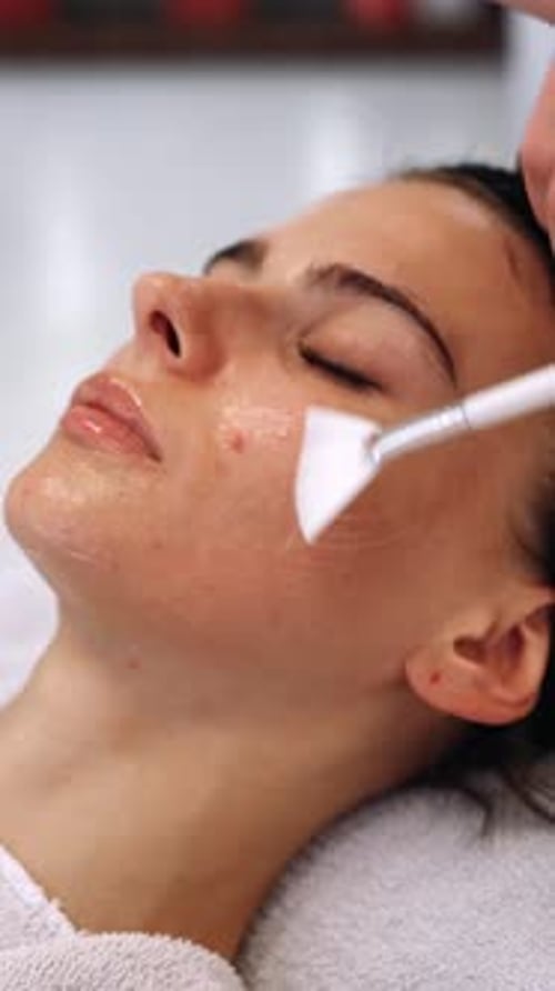 Relaxing Facial Treatment at a Spa for Glowing Skin Rejuvenation