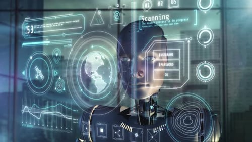 Artificial Intelligence Working With Infographics