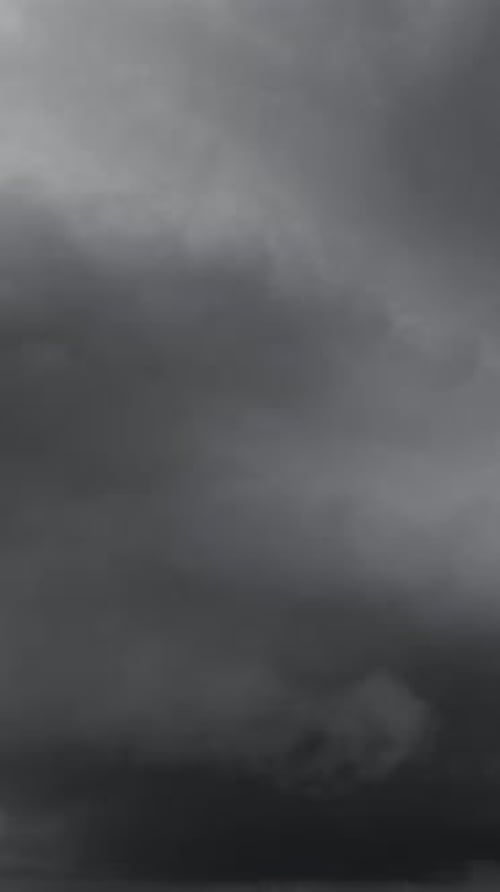 Dark storm clouds moving