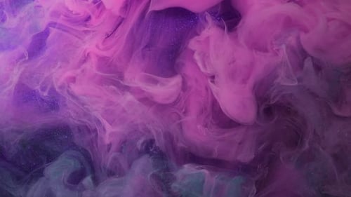 Burning Flames Bright Sparkles Smoking Blur Violet