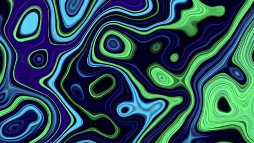 Abstract Fluid Organic Wavy Lines Animated Loop Background