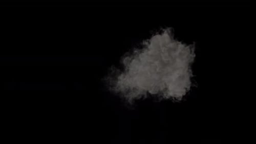 Vibrant Smoke Burst Transition Effects with Alpha Channel