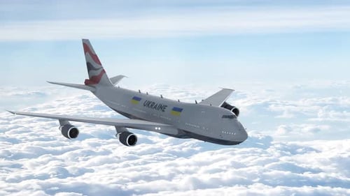 Airplane Animation Ukraine