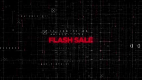 Digital Glitch Grid Reveal Animation Intro Title