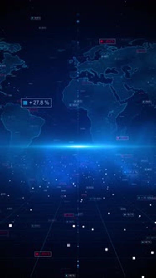 Global network business connection. Hi-tech HUD circles Technology Abstract Background, Technology C